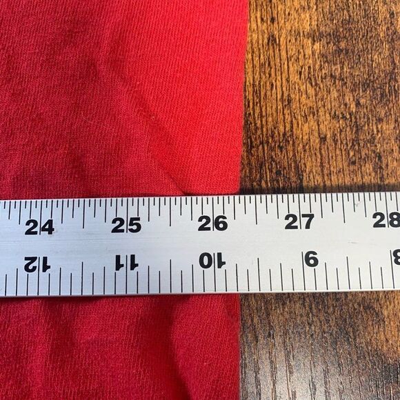 MENS USED VINTAGE 2000'S Y2K NIKE CENTER CHECK JUST DO IT RED‎ SHIRT SIZE XXL - Picture 6 of 7